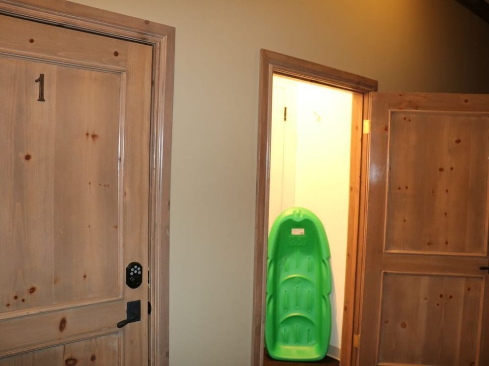 Indoor, on site gear closet