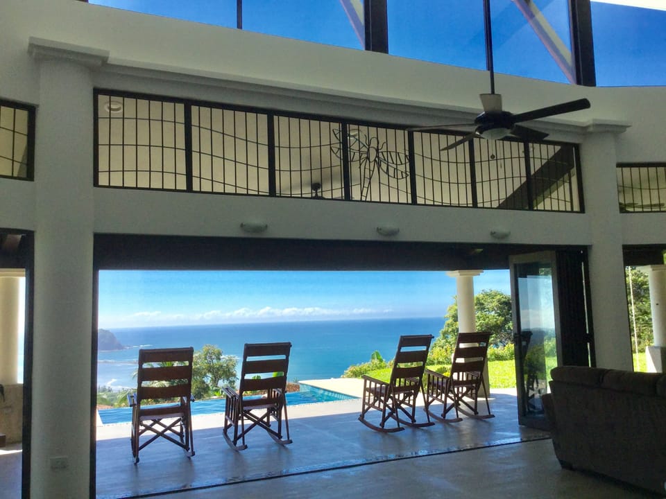 View from inside central living area ...looking out!
