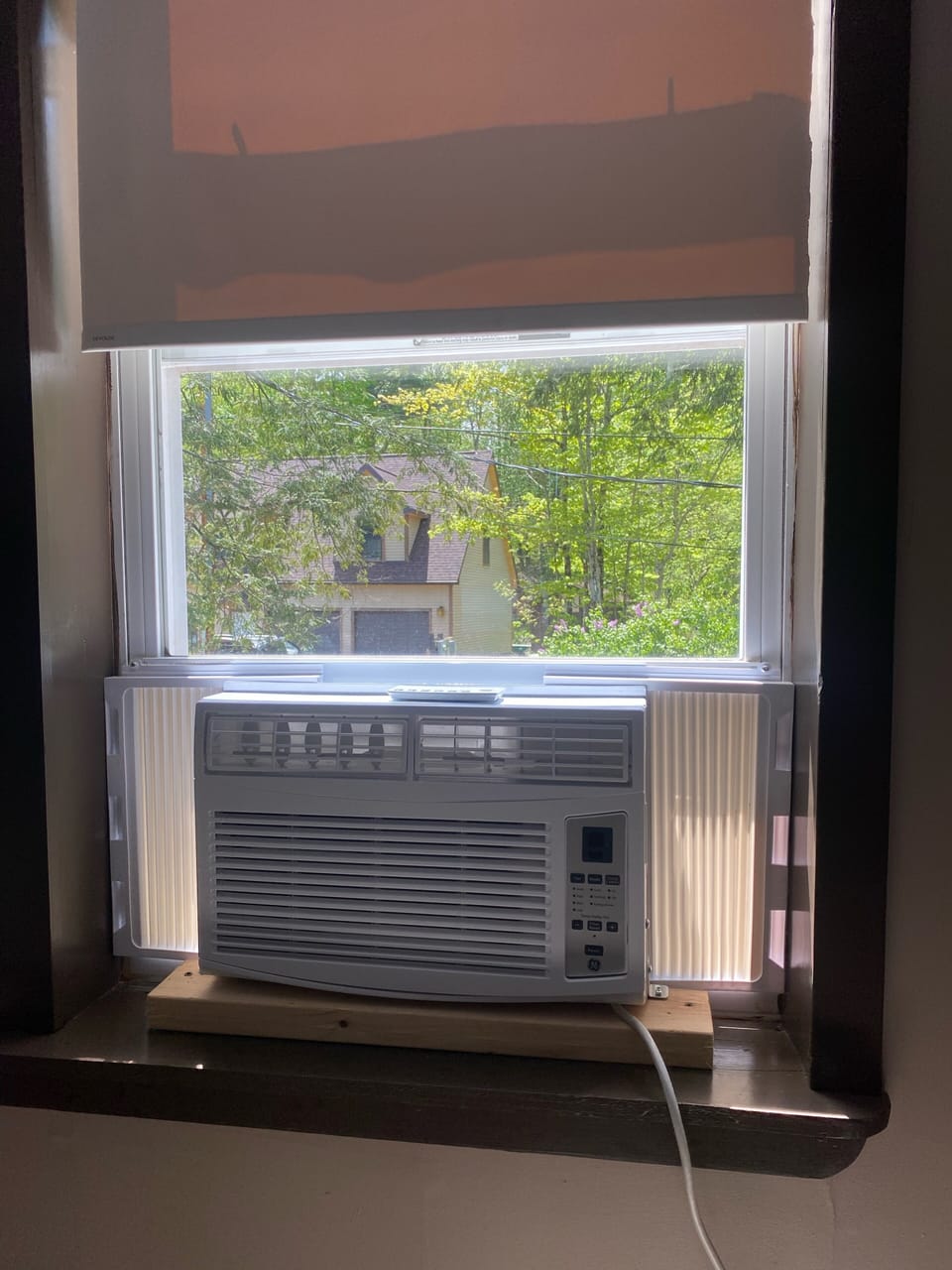 New a/c window unit in upstairs bedroom - May 2022