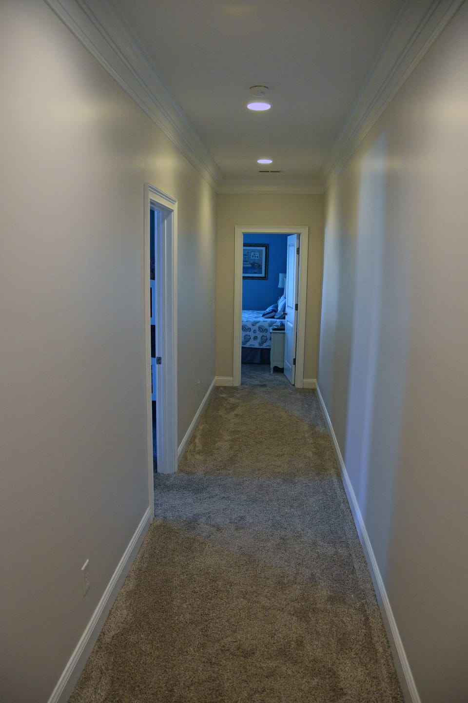 Hallway to the bunkbed room and second floor Master Suite