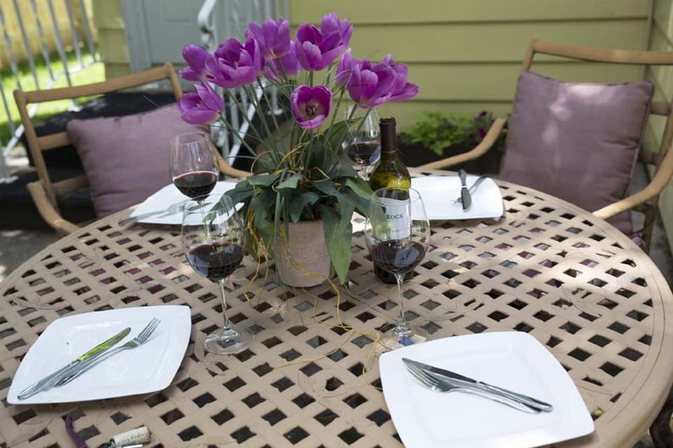 Patio dining