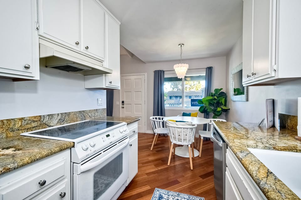 Dining area attached to the kitchen