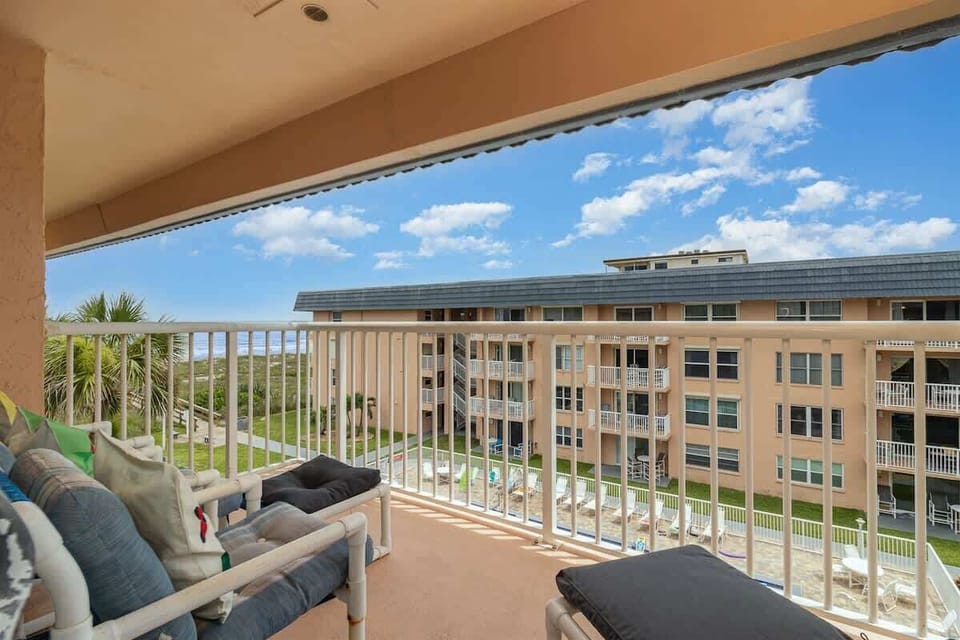 Furnished Balcony - View from Living Room