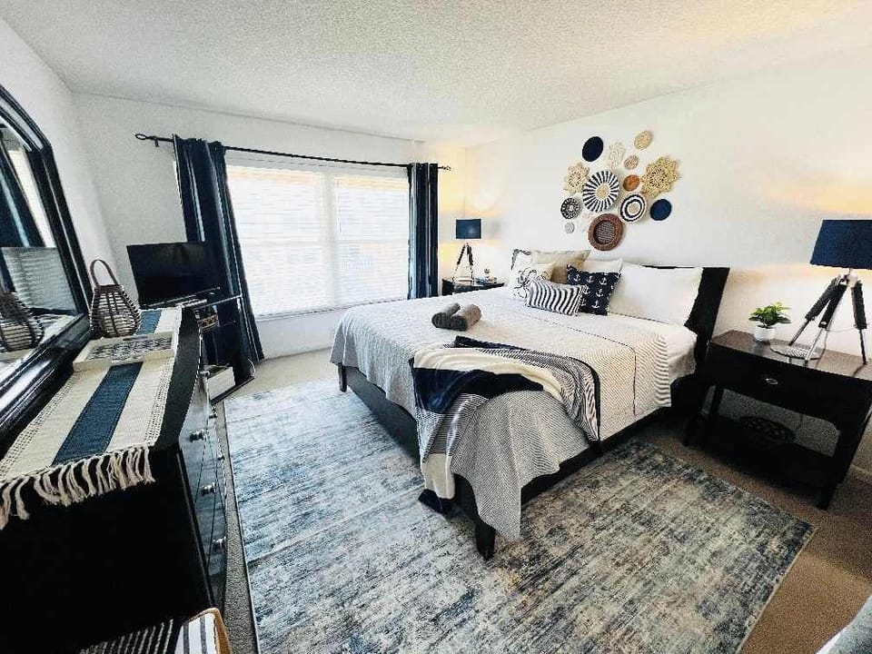 Master Suite with King Size Bed and Flat Screen TV