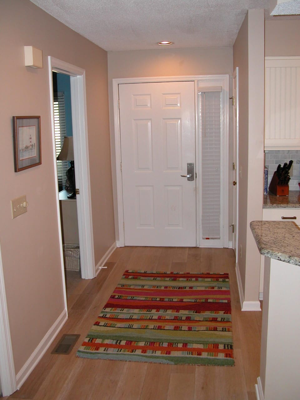 Inside entrance to villa - welcome!