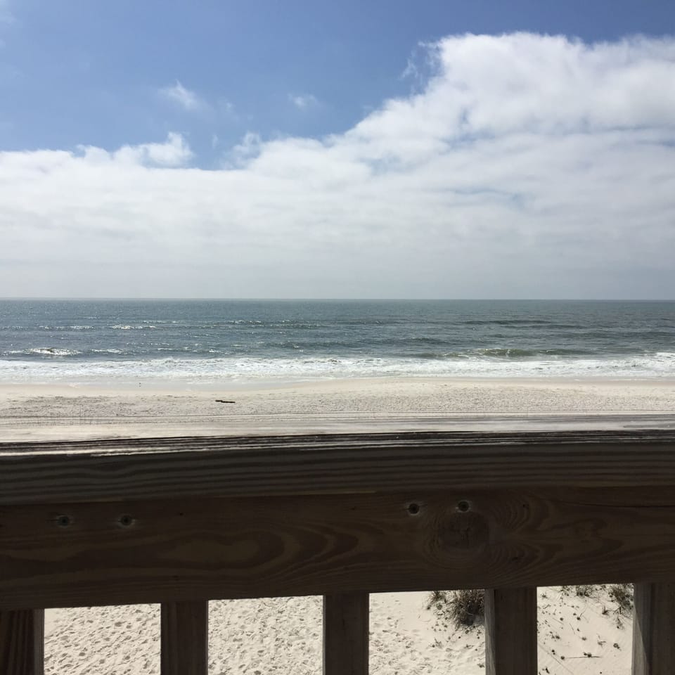 Beautiful view from balcony!