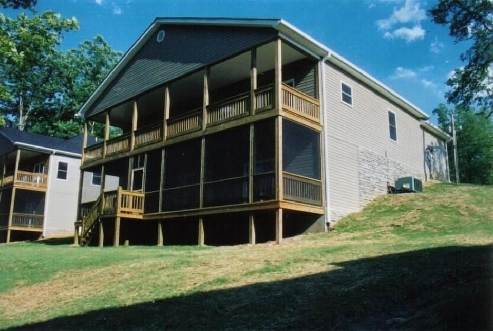 Lake side of house