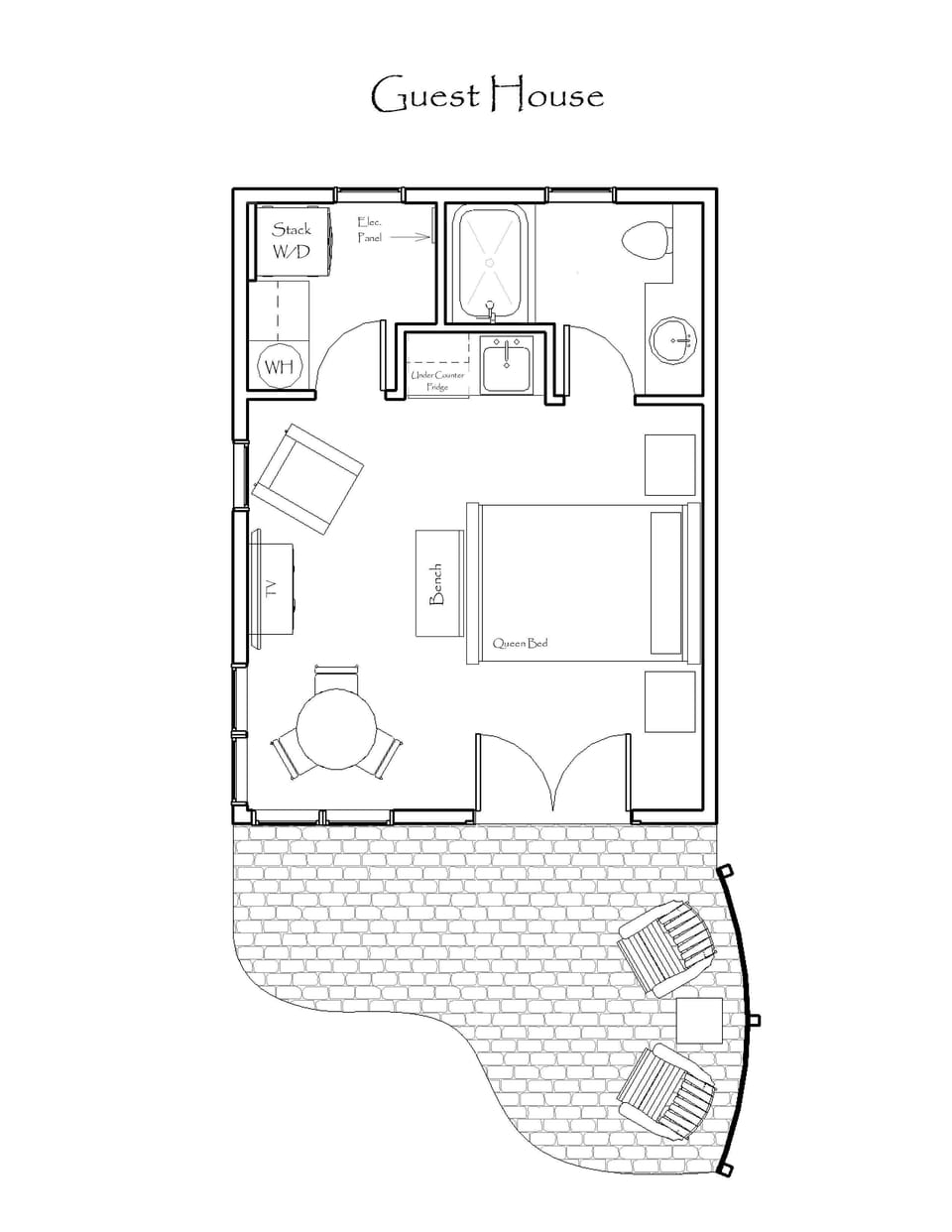 Guest Cabin Floor Plan