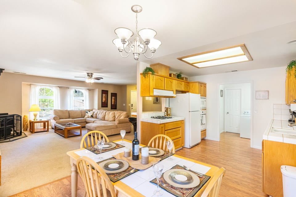 Kitchen and Living Room 