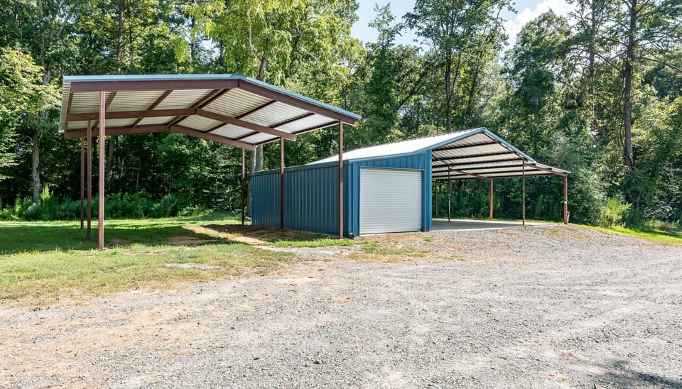 Covered RV electric hookup!! And covered picnic area or boat storage