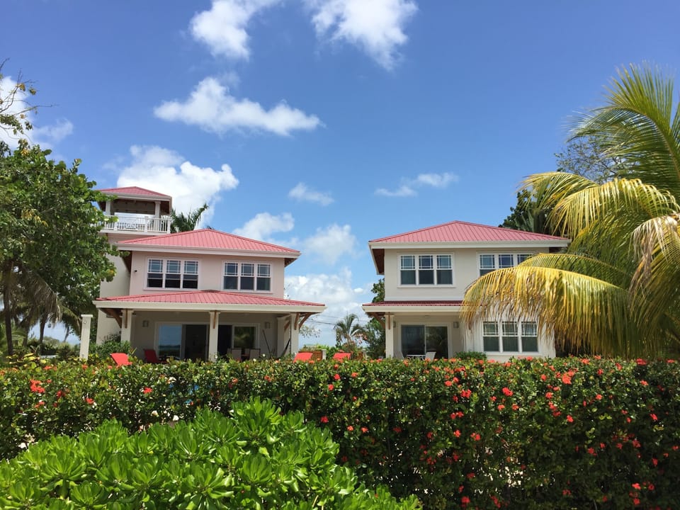 Privately located on the beach