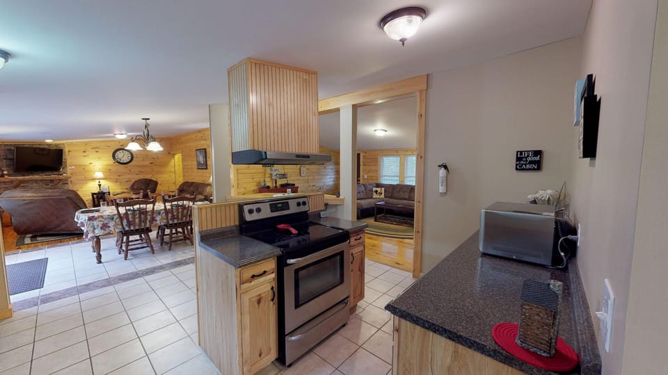 Kitchen comes fully equipped with all the amenities you need for a getaway!
