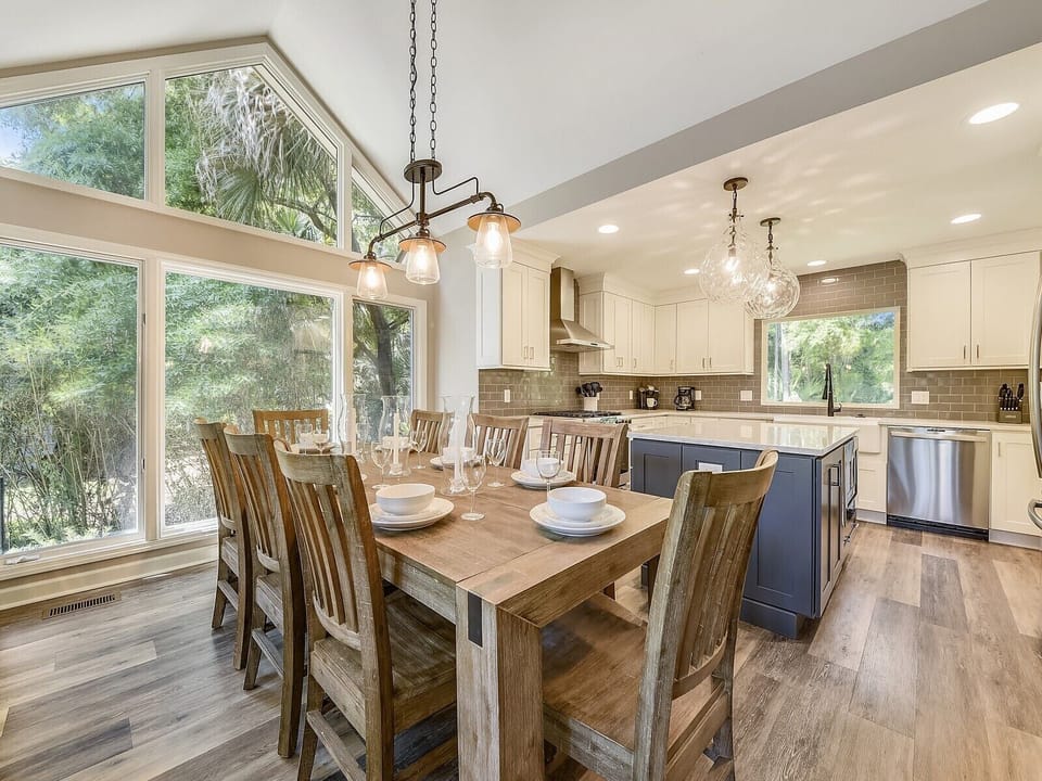 Dining Table with Seating for Eight at 2 Oyster Cather