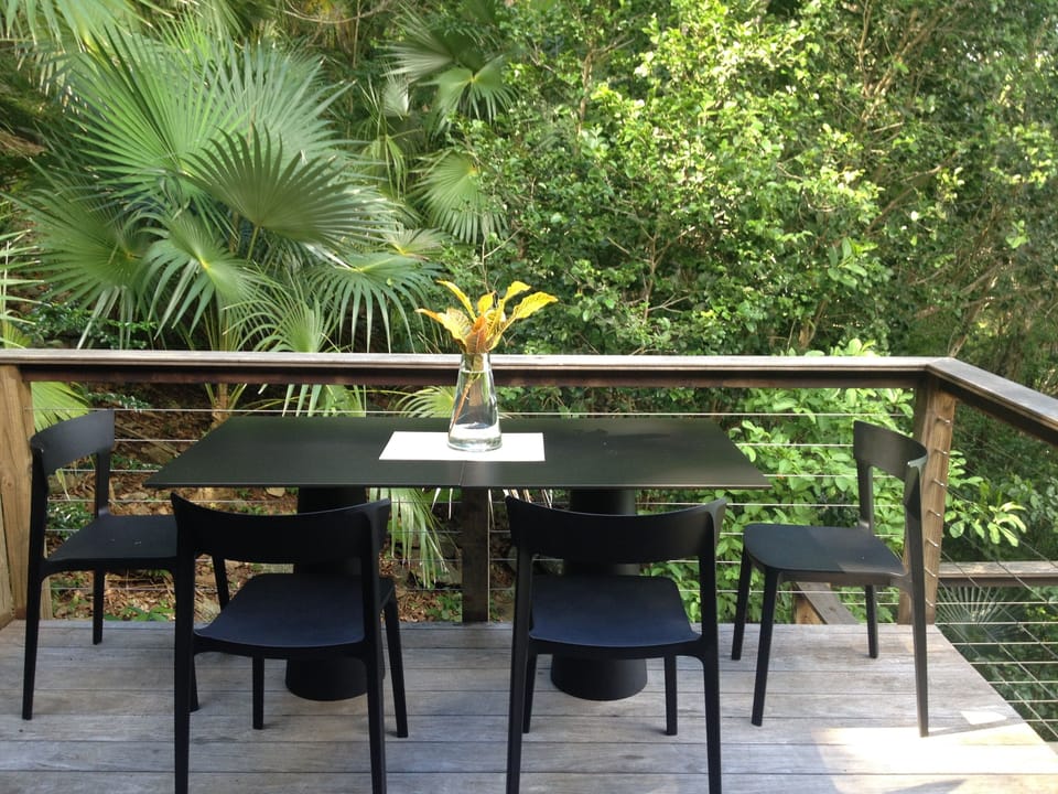 Outdoor dining table