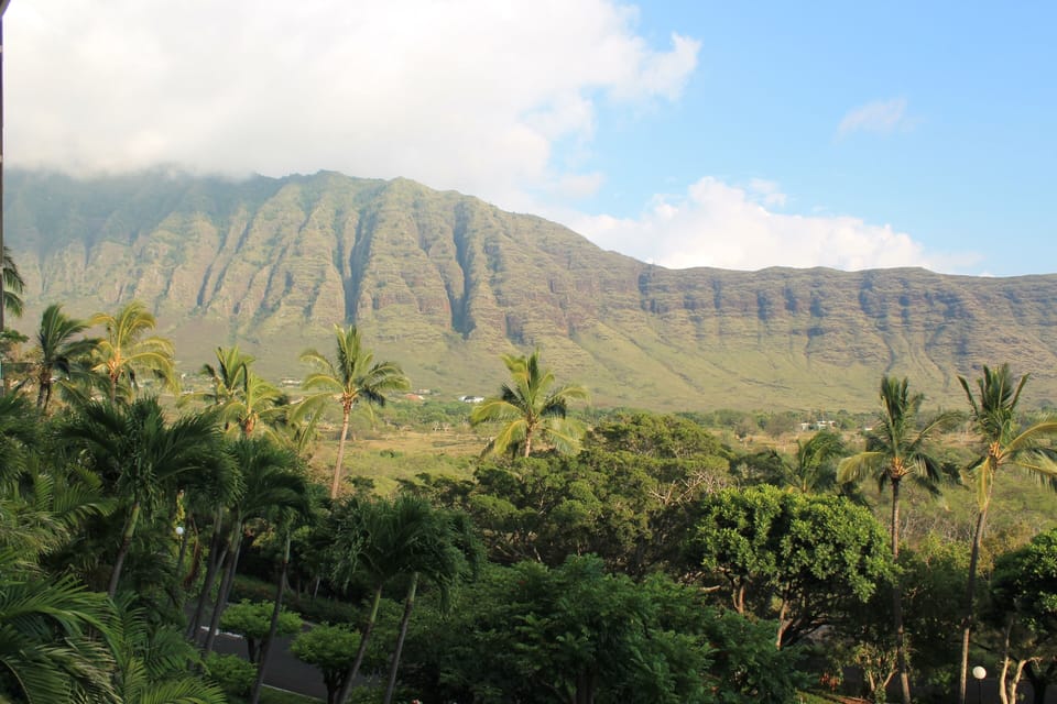Makaha Valley mountains are breathtaking