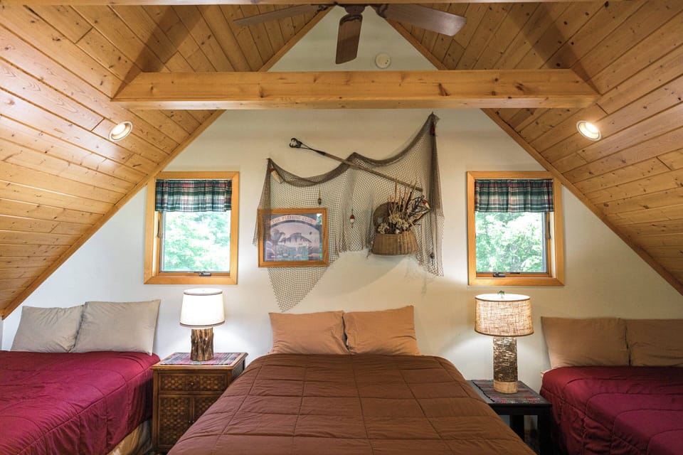 Sleeping Loft-2 full and 1 queen bed
