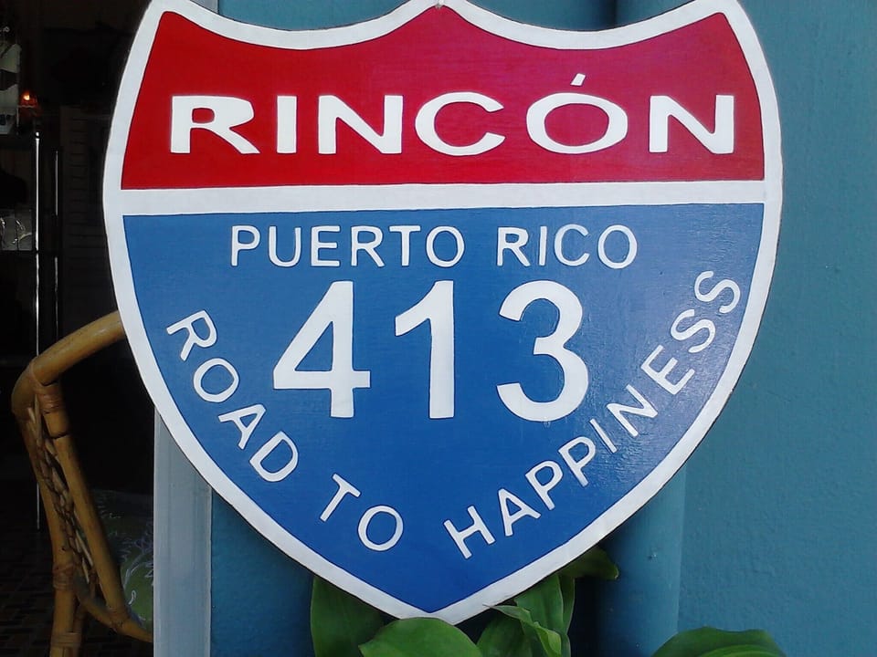 Rincon, PR, Road 413 'The Road to Happiness' 