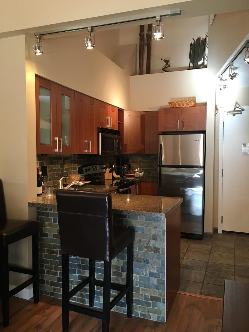 Kitchen and bar counter
