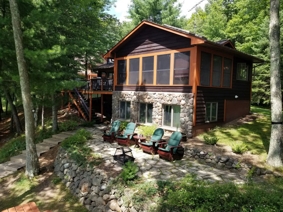 View of Cabin from Lakeshore