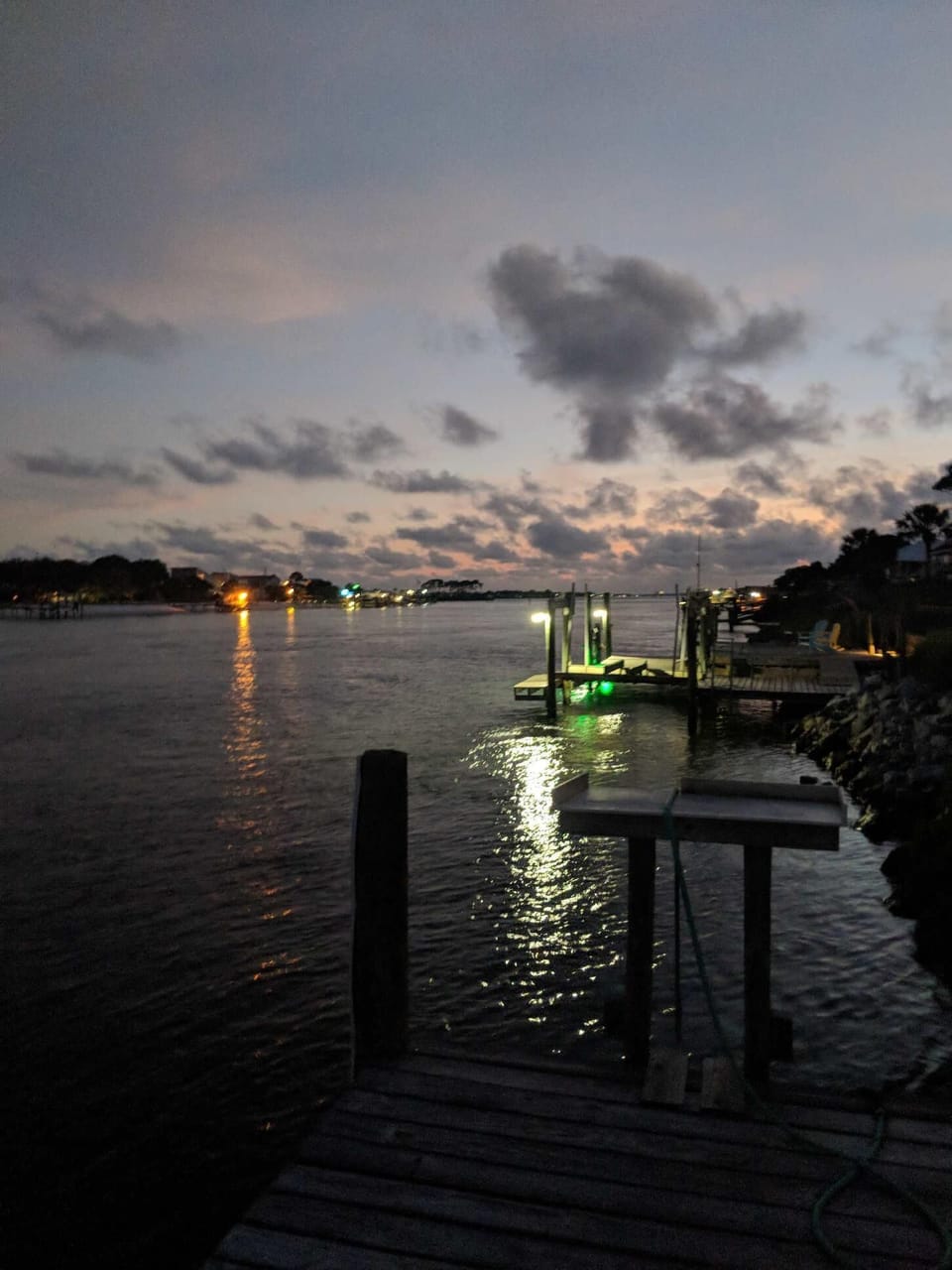 View from dock