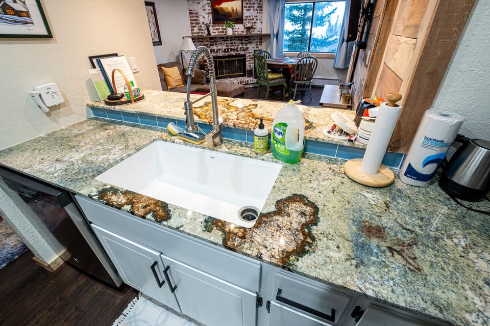 Granite countertops.  