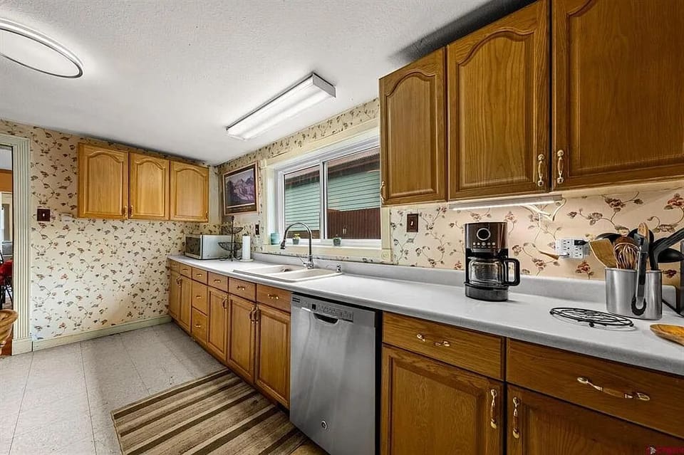 Kitchen with additional dining