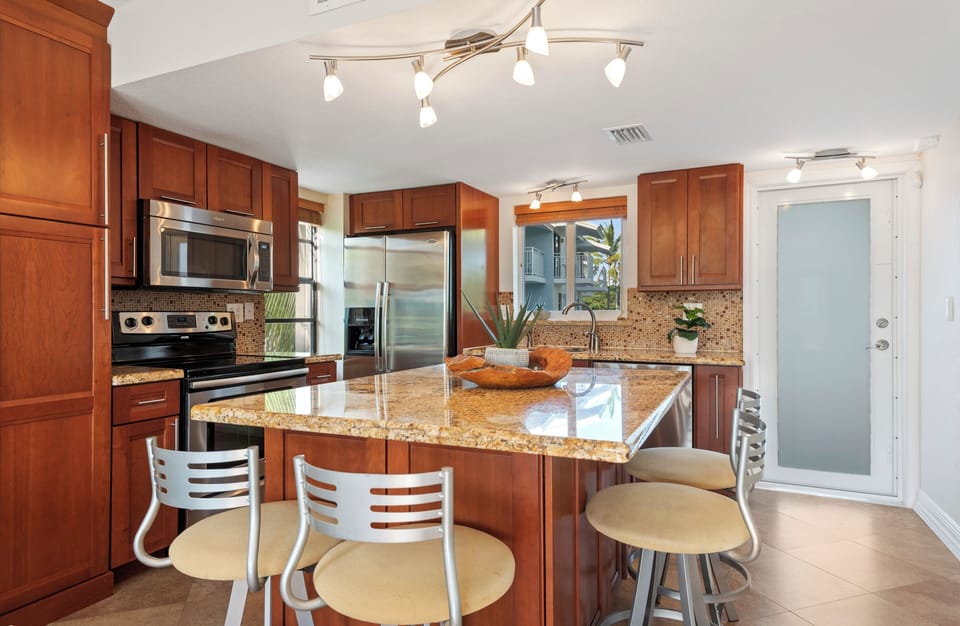 Full stocked kitchen on 2nd floor