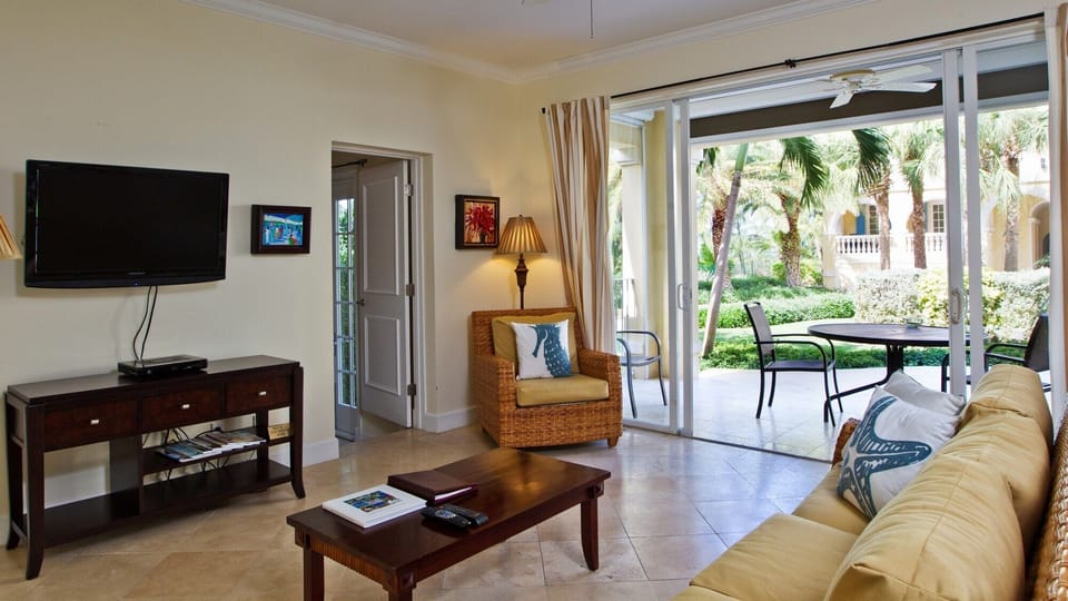 Recently refurbished living area, with HD TV and DVD player