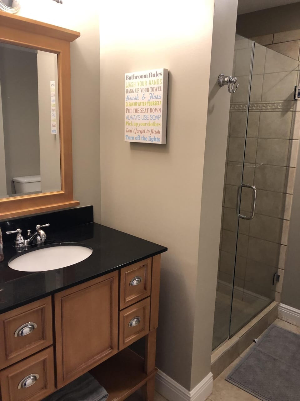 Bath in hallway