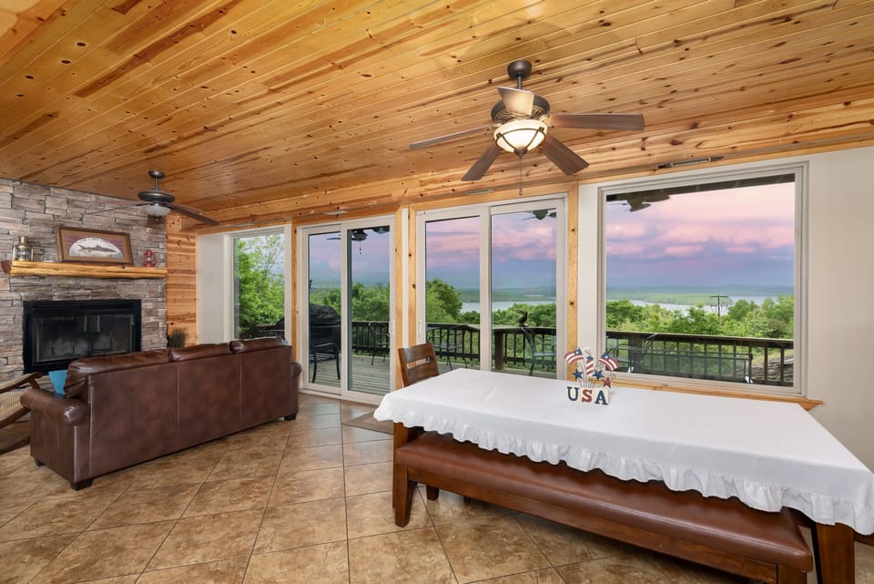 Dining room and second living room