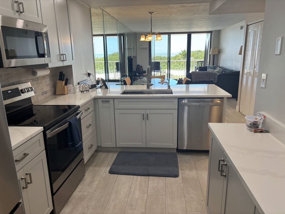 Kitchen looking into Dining room