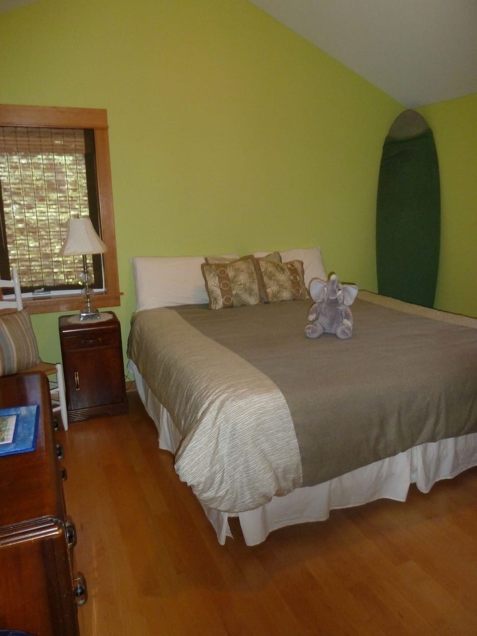 Upstairs bedroom with king bed