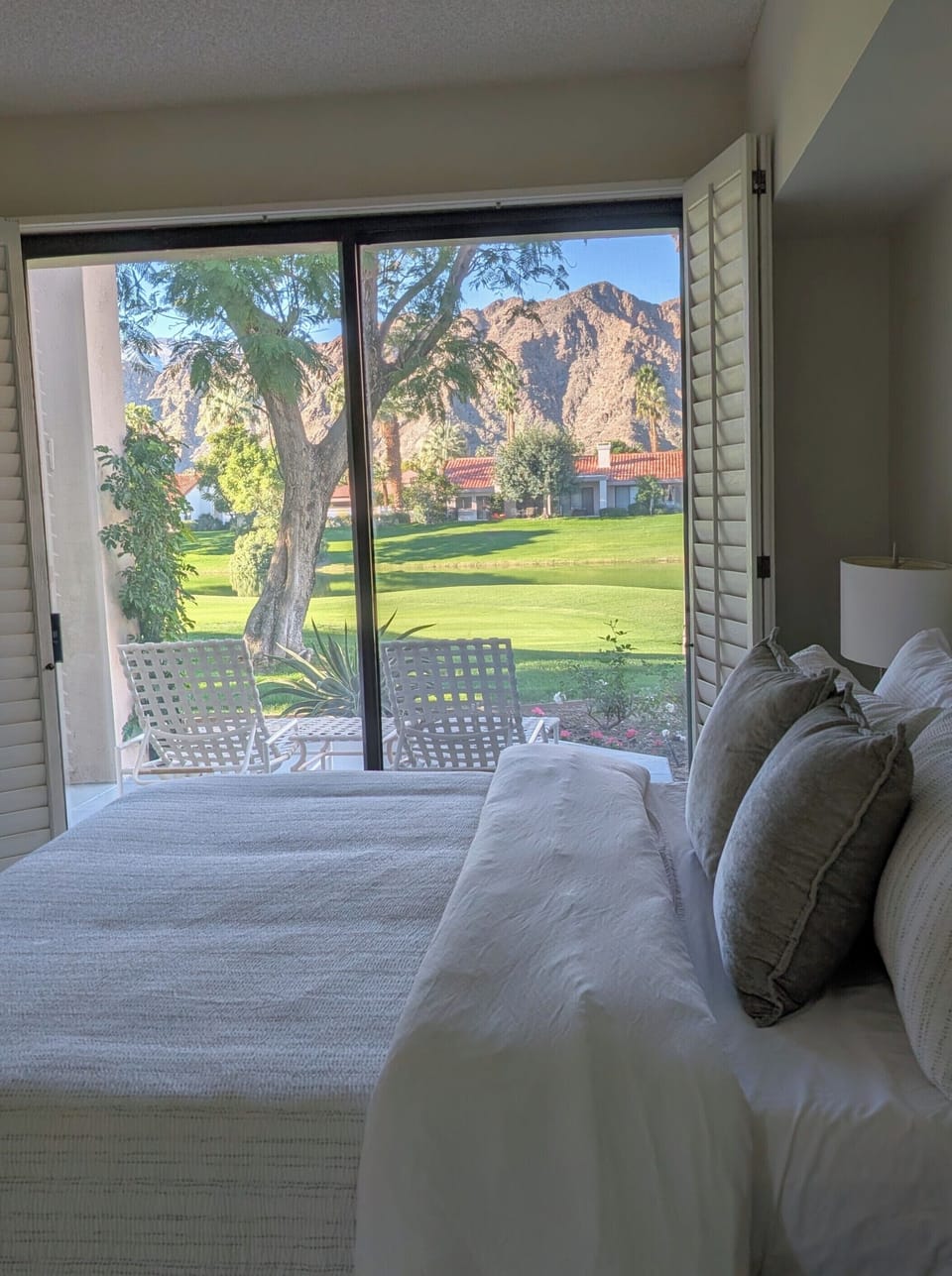 Primary with comfy King and gorgeous views