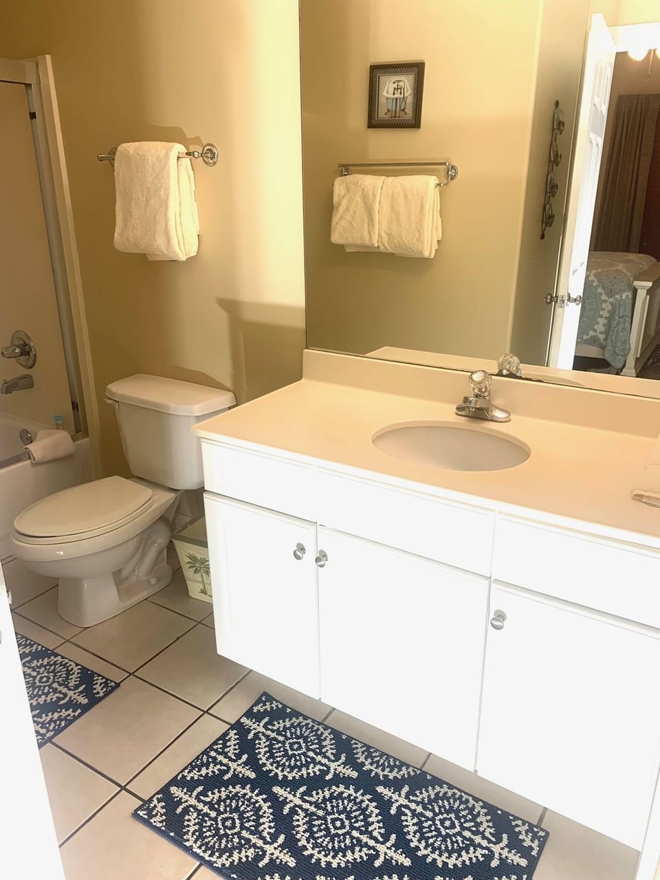 Front Bedroom and Common Bathroom.
