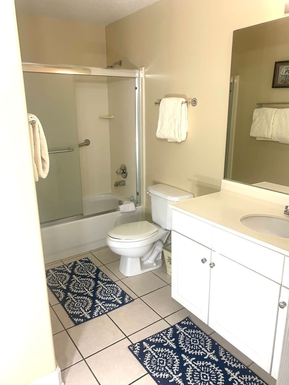 Front Bedroom and Common Bathroom.