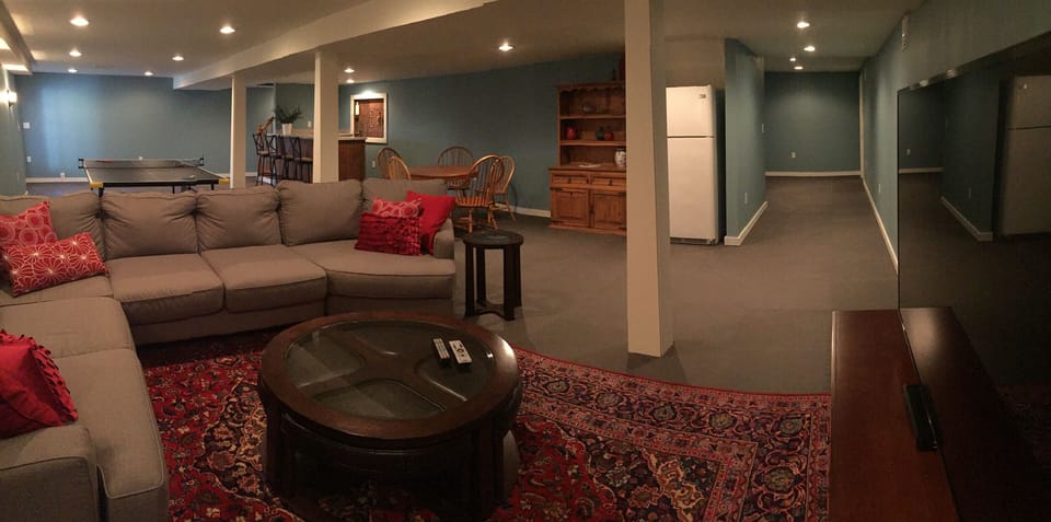 Finished basement 