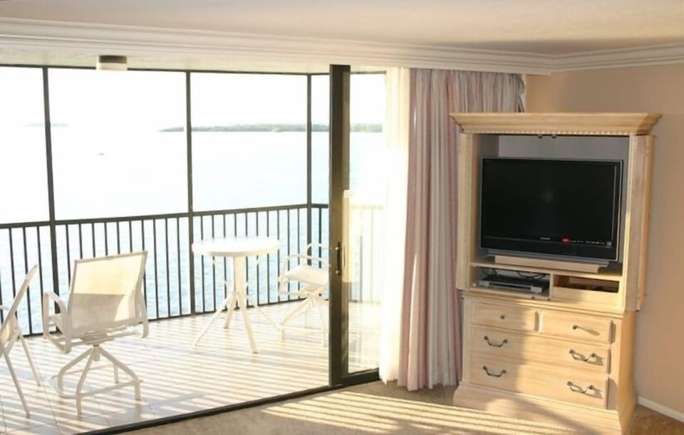 New HDTV/ DVD and Patio.  The Condo is a Large, 1400 sq. ft. Unit