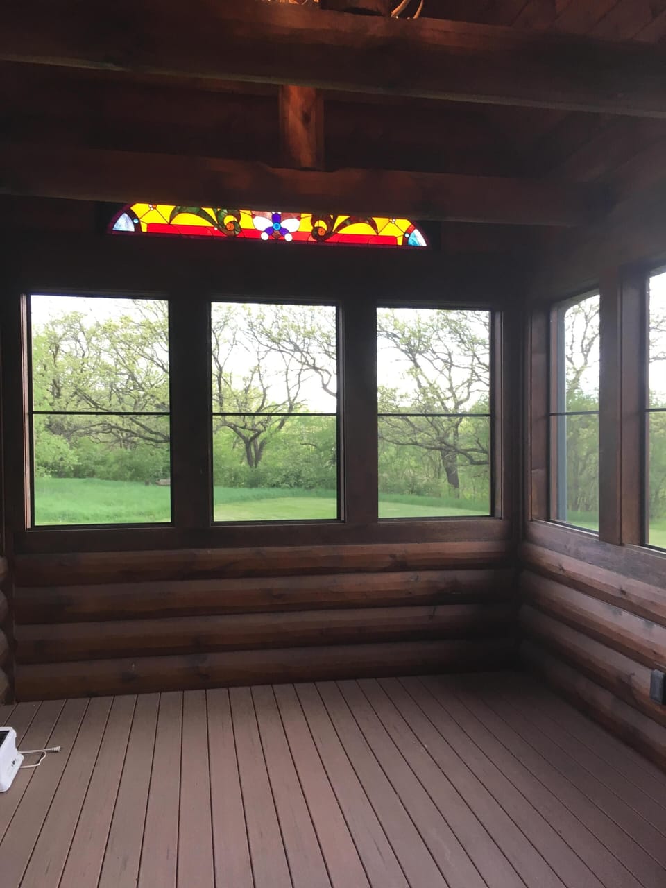 side enclosed porch
