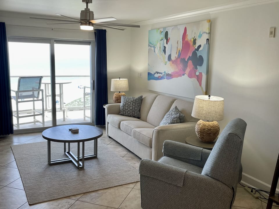 Living room view.