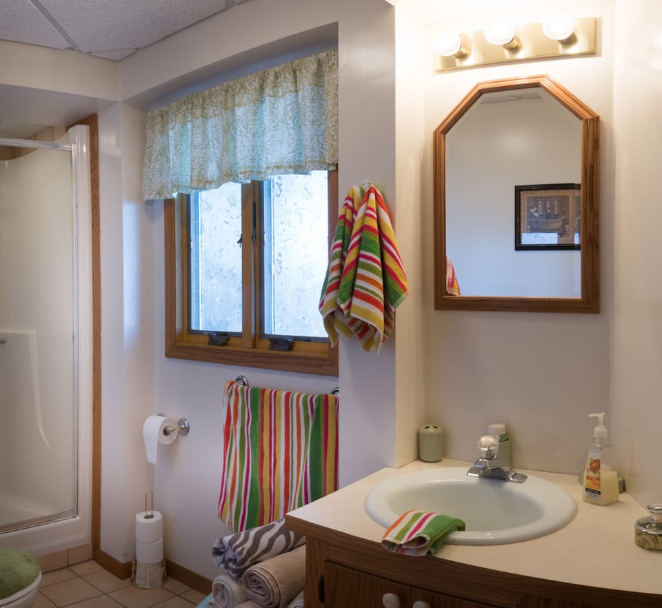 full bath in lower level