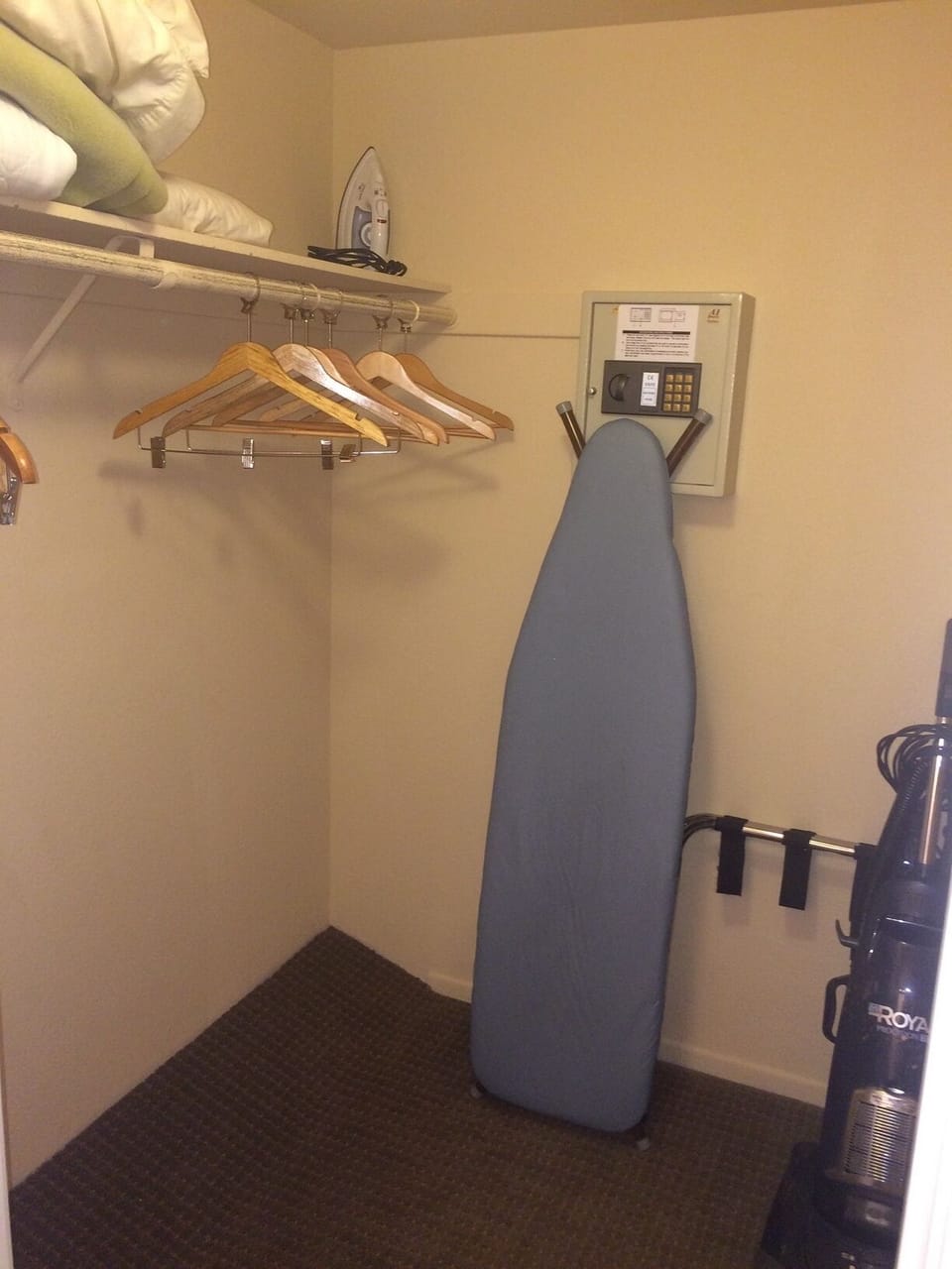 Walk in master closet