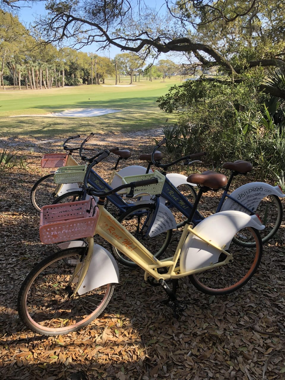 4 beach cruisers provided for your use, they have bells and baskets