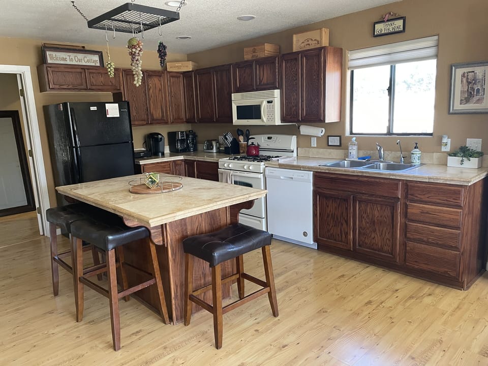 Large, open kitchen! Fully stocked! 