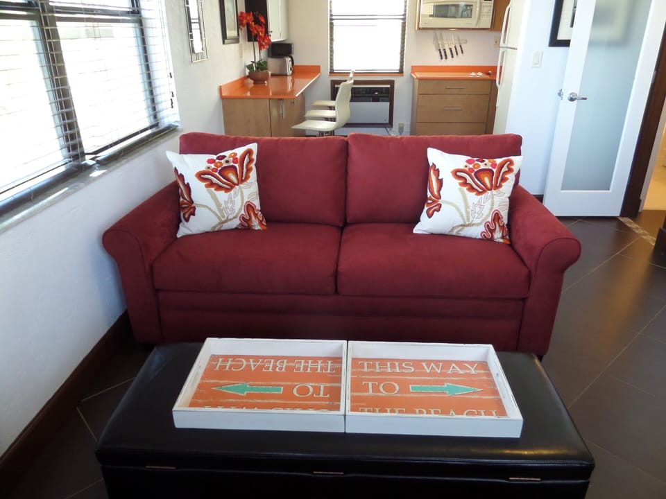 A modern space perfectly suited so close to the beach & boardwalk!