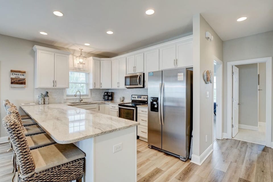 Remodeled kitchen