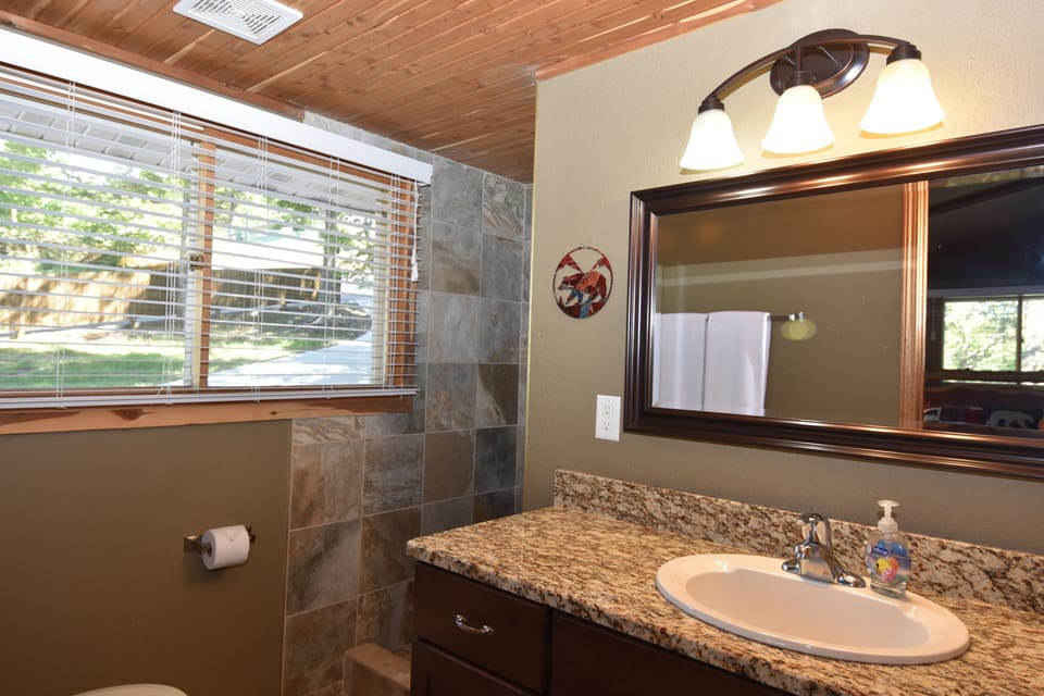 Bedroom 2 bath with walk in shower