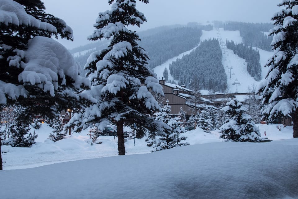 Your own private patio....  enjoy the views or build a snowman or sledding!
