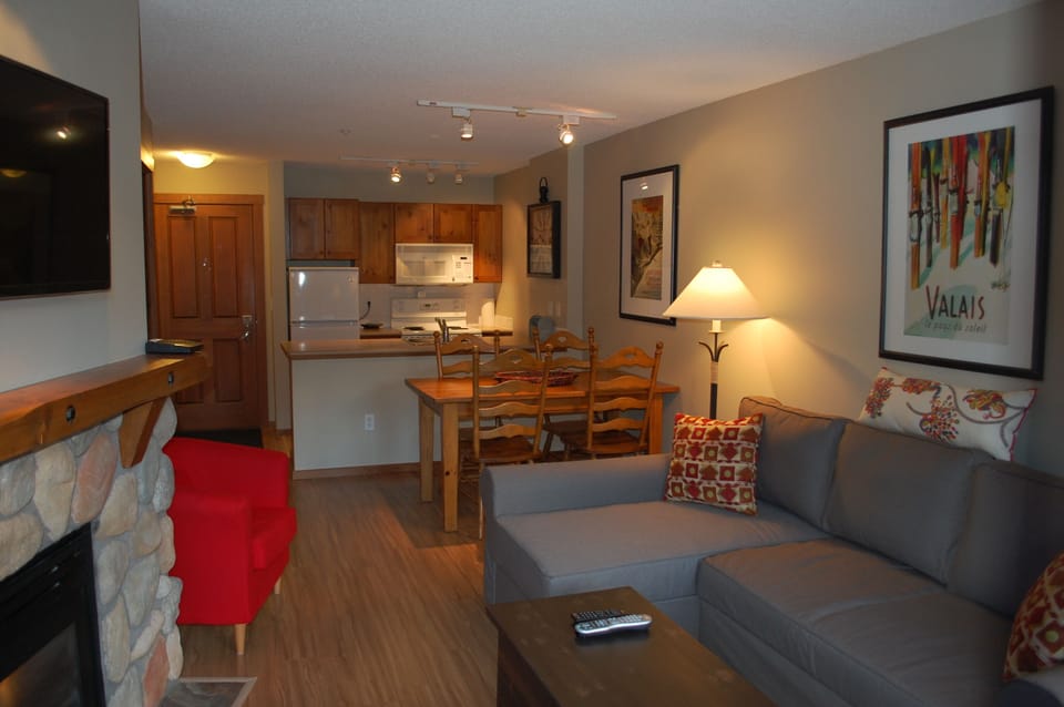 Updated furniture, artwork and flooring.