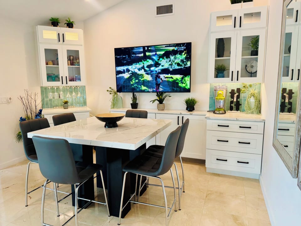 Brand New Modern Dining Area and Bar