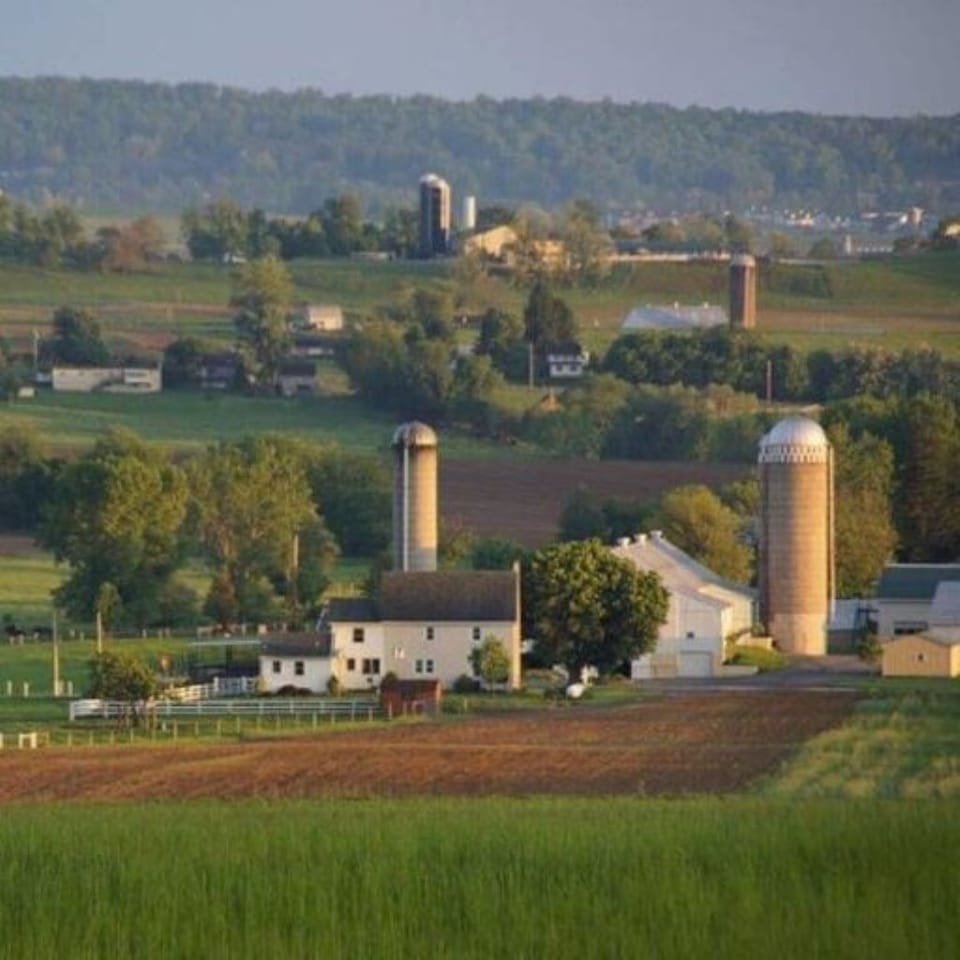 Amish farmland of Pennsylvania.